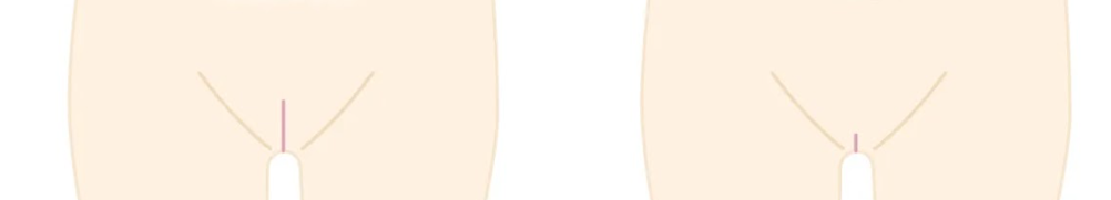 上付き・下付き_前から見たときのチェック方法_イラスト画像